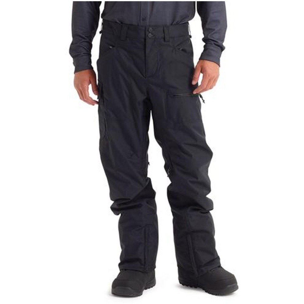 Turbine Mens Womens Black FDGB Ski Snowboard Pants Cargo Lined Size Small Winter